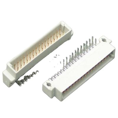 China PCB 2 Rows 32 Pin Right Angle Pin Female Din Connector for sale