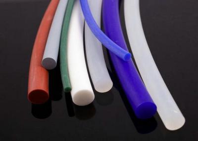 China Industrial Grade Translucent Silicone Extrusion , Silicone Profile / Cord / Seal for sale