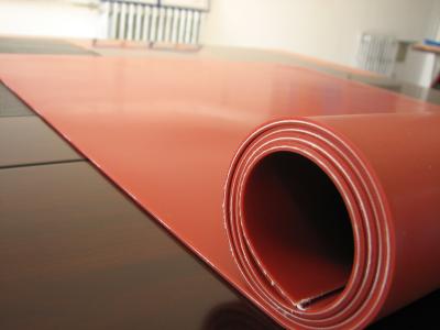 China Red Silicone 3mm High Temperature Rubber Sheet Oil Resistance zu verkaufen