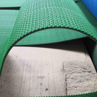 中国 Transfer PVC Conveyor Belt Green Fire Resistant With Oil Resistant 販売のため