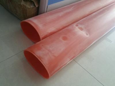 China Red Translucent Silicone Sleeve Silicone Tube Extrusion For Corona Roller Maximum 2m length for sale