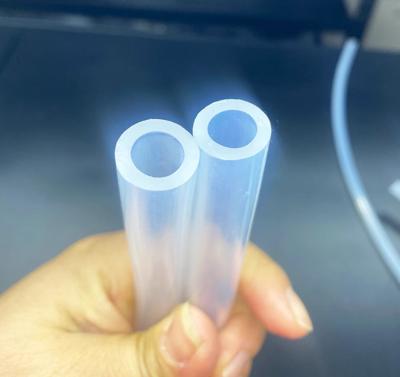 China High Tensile Strength Clear Silicone Tube Extrusion Without Smell / Silicone Water Hose for sale