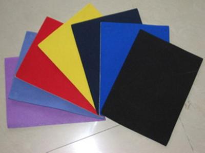 China Black 100% Virgin Neoprene Rubber Sheet / Industrial Grade Neoprene Lining for sale