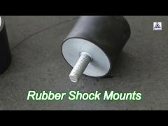 Galvanized Metal + Rubber Shock Mounts For Machinery / Rubber Vibration Dampers