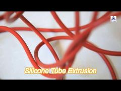 Industrial Grade Translucent Silicone Tube Extrusion , Silicone Profile / Cord / Seal