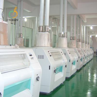 China 100-500t Types Grain Processing Line Of Wheat Flour Milling Machinery With Factory Price for sale