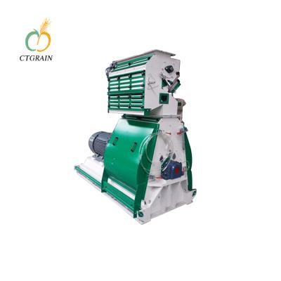 China food & Factory 7.5-10.5T/H Commercial Porcelain Pellet Beverage Machine Small Spice Grinding Hammer Mill With Cyclone for sale