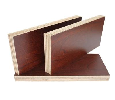 China 18mm Moisture Proof Melamine Laminated Plywood Birch Ply Wood Sheets For Furniture for sale