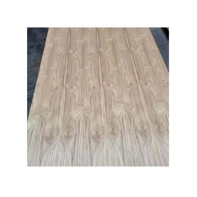 China Traditional Natural Veneer Walnut Red Oak Beach Faced Laminated Melamine MDF Board for sale