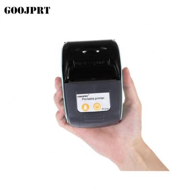 China GOOJP 58mm Mini Black And White Barcode Printer Maker PT-210 Sticker for sale