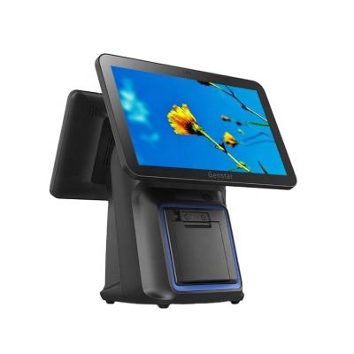 China 2019 fast food restaurant cash register pos vending billing machine 39cm*34cm*26cm for sale