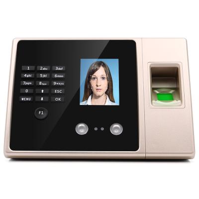 China Staff Clock In Biometrics Face Recognition Fingerprint Attendance Machine Speed ​​Accurate And Clear 200*110*125mm for sale