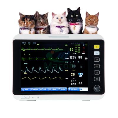 China MC12v Powerful Functions Vital Sign Multiparameter Veterinary Monitor for Pet Clinic MC12v for sale