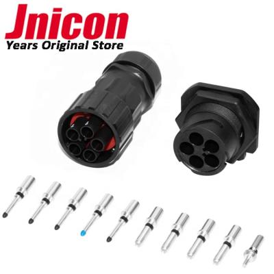 China Power Jnicon M40 Bayonet 2 3 4 5 Pin High Current Wire To Board Waterproof Power Connector IP67 for sale