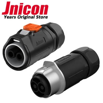 China Power Jnicon wire to wire MJ32 2pin male and female connector for sale