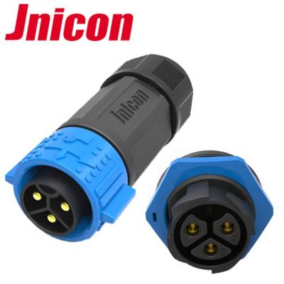 China Power Jnicon M25 30A 3Pin IP67 male power connector sokcet high current female connector for sale