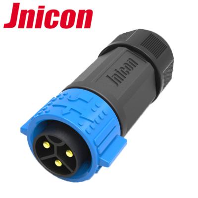 China 3pin 9pin power signal IP67 waterproof automotive electrical wire connector jnicon m25 male female connector for sale