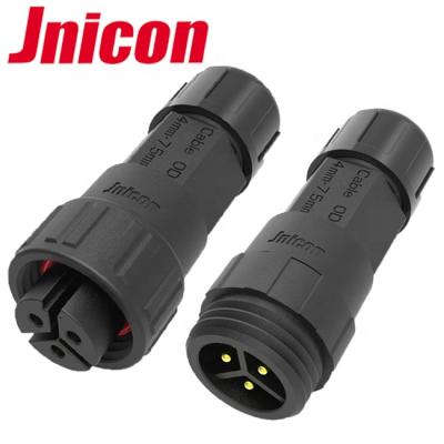 China For nextwork Jnicon wire to wire M16 male female connector wire waterproof connector IP68 for sale