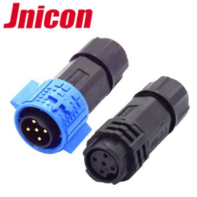 China Jnicon Automotive Level Waterproof IP67 Round Pin 5pin Circular Connector For Outdoor LED for sale