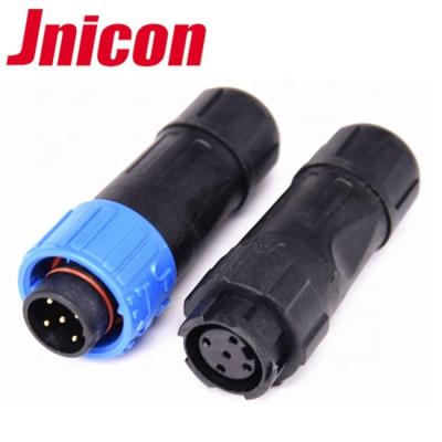 China Power Jnicon 2 3 4 5 6 7 8 Waterproof Pin Assembly M16 Connector For LED Lighting for sale