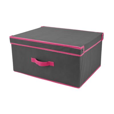 China Tenice Universal Collapsible Large Foldable Cloth And Sustainable Shoe Storage Box With Lid for sale