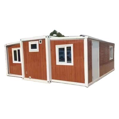 China Modern 2 Bedroom 20ft 40ft Prefabricated Modular Flat Pack Quick Build Container House With Toilet Bathroom Kitchen for sale