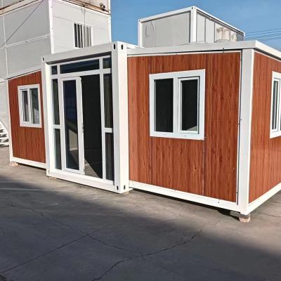 China Modern 20ft Flat Pack Container Collapsible House Cafe Mobile Restaurant Premade Customized Container for sale