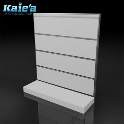 China fashion & modern hot sale slatwall panels show wall garment rack clothing store display stand for clothing for sale