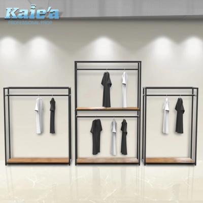 China fashion & modern commercial apparel display racks hanging display stand retail apparel display units for sale