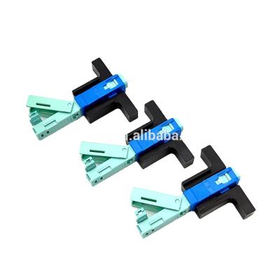 China High Quality Data Center FTTH SC UPC Fiber Optic Mechanical Quick Connectors Fast Conector Rapido For Drop Cable for sale