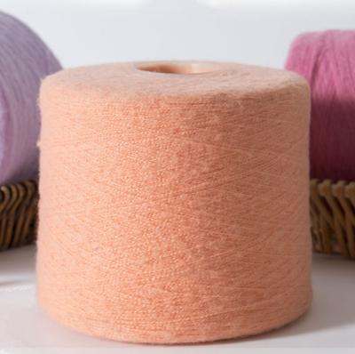 China Anti-pilling 1/10 nanometer 100% pure multicolor anti-static fancy yarn pure spun kntiing polyester yarn for sale