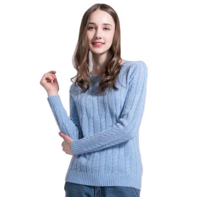 China AW21 Cashmere Sweater 100% Pure Cashmere Anti-Shrink Knitting Slim Twist For Women for sale