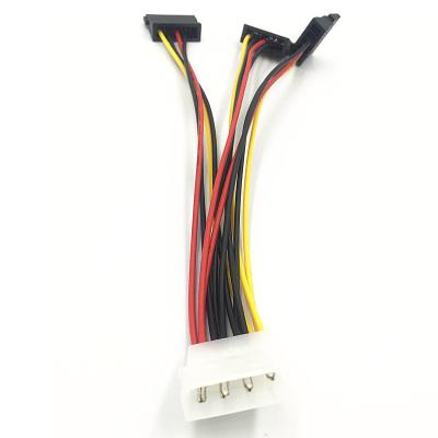 China Large Classic Regular 4 Pin One Point Three SATA Power Adapter Cable for sale