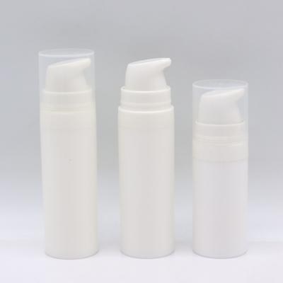 China Plastic PP hervulbare luchtloze pompflessen 50 ml 100 ml 150 ml Te koop