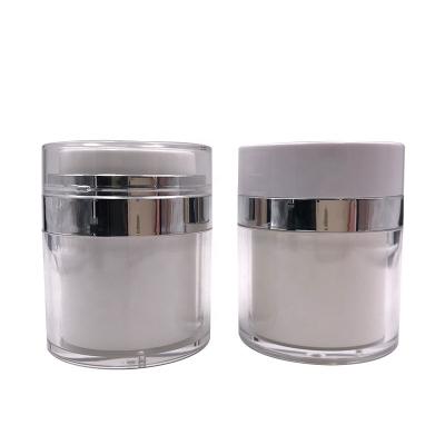 Chine Pot privé d'air acrylique de crème de pompe, pot cosmétique de conteneur 50ml 50g pour l'emballage de lotion à vendre