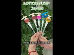 colorful hand lotion dispenser 24/410 28/410 24/415 28/415  1.8cc output