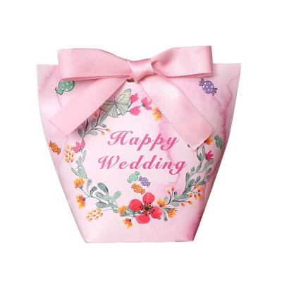 China Wholesale Custom Printed Recyclable Luxury Sweet Wedding Gift Box Favor Gift Candy Packaging Gift Box for sale