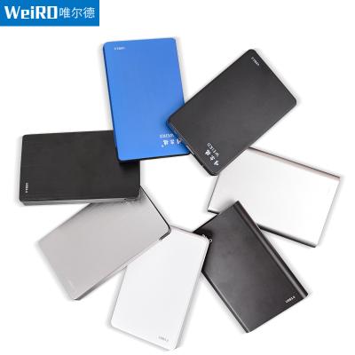 China New design portable high speed 2.5 inch hard drive 2tb external hard disk 5400RPM USB3.0 hdd for sale