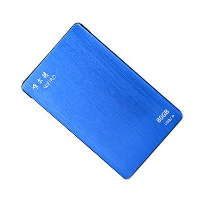 China 2019 New Product USB3.0 80GB Portable External Hdd Hard Disk Drive For Laptop Computer for sale