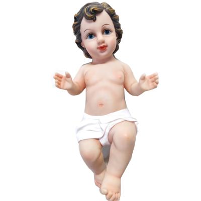 China Europe Baby Jesus With Glass Eyes Holy Religious Figurine Decoration for sale