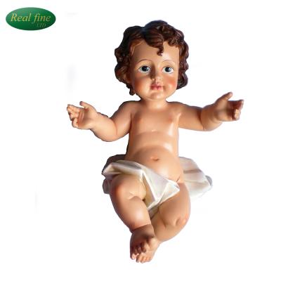 China Europe Large Resin High Quality Wholesale Christian Religious Souvenir Baby Jesus Figurine for sale