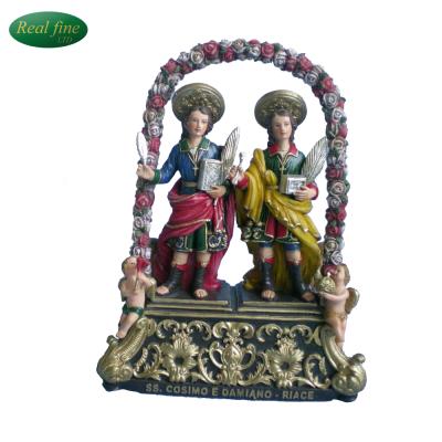 China Europe Wholesale Resin Religious Saint Doctor Statue For Decoration for sale