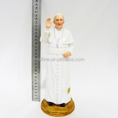 China Europe Polyresin figurines of Pope Francis for sale