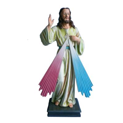 China Wholesale Customized Sacred Europe Resin Heart Jesus Statue For Home December for sale