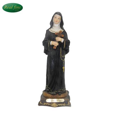 China Holy Catholic Religious Nun Figurine Europe Resin Statue for sale