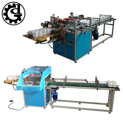 China Factory Machinery Semi Automatic Good Napkin Paper Rolls Multi Packing Machine For Bathroom Tissue Rolls for sale