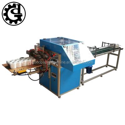 China Factory low price semi automatic toilet paper roll packing machine paper price for sale