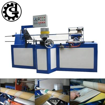 China Paper industry automatic kitchen toilet paper craft tube equipment automatic rewinding cutting wrapping paper roll machine for sale