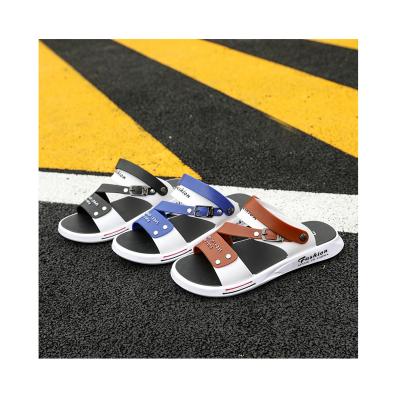 China 2022 Fashion Trend Summer Product Hot Selling High Quality Men's Flat Sandals and Slippers 8820 New Arrivals Popular Fashionable Men's Flat for sale