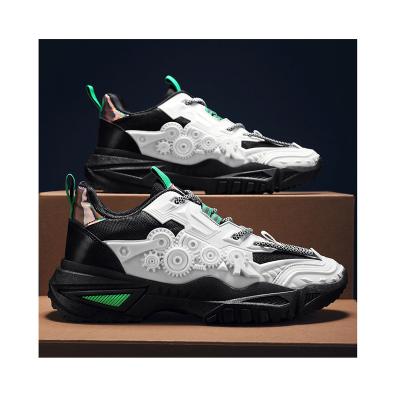 China New Arrival Fashion Trend Size 35-44 Designer Sneakers Famous Brands Black Green White Green Mens Shoes 82100 for sale